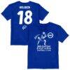 Danny Welbeck Brighton and Hove Albion Vive La Fete Youth Player Name & Number Chilena Style T-Shirt - - Front View