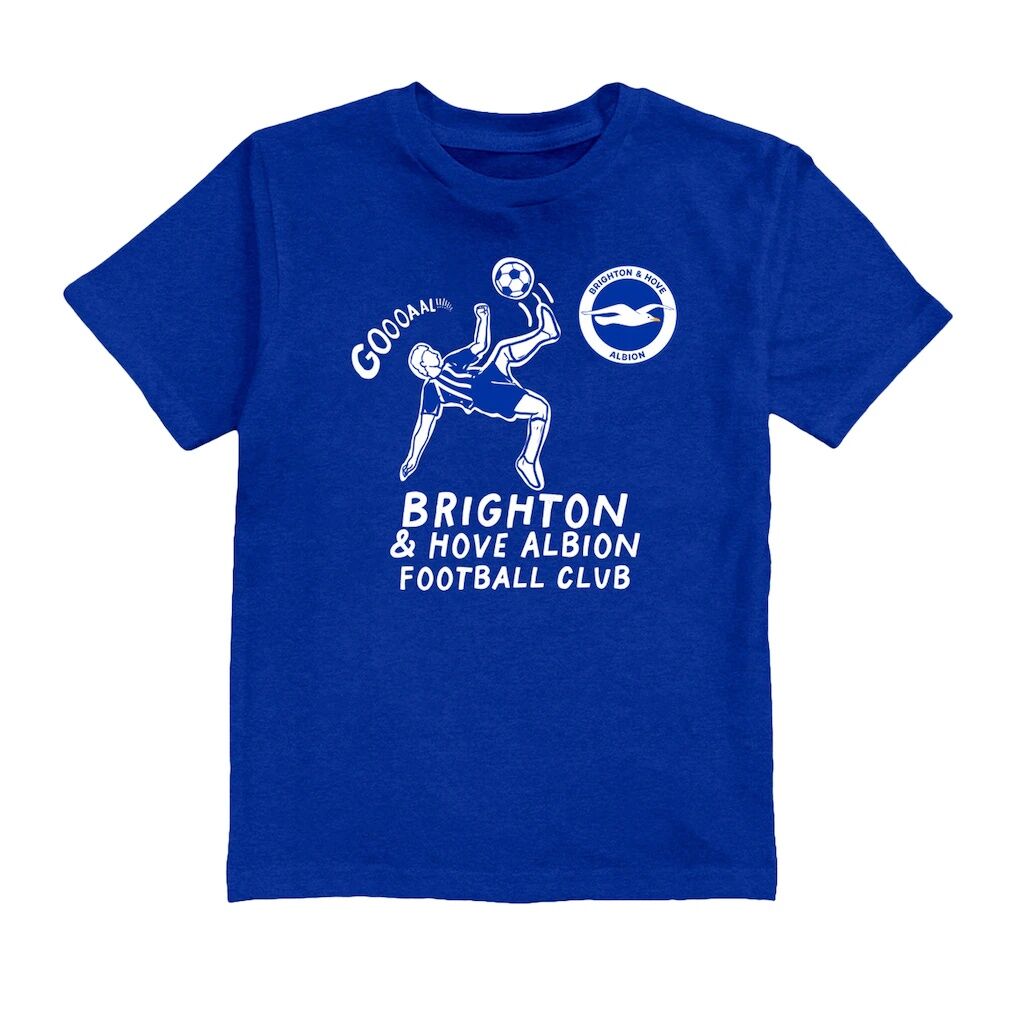 Danny Welbeck Brighton and Hove Albion Vive La Fete Youth Player Name & Number Chilena Style T-Shirt - Royal