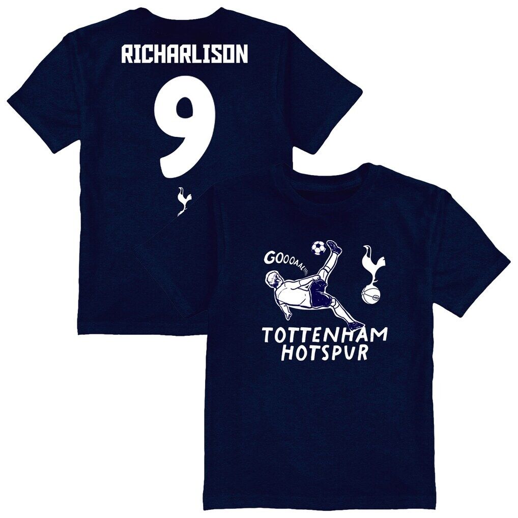 Richarlison Tottenham Hotspur Vive La Fete Toddler Player Name & Number Chilena Style T-Shirt