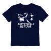 Cristian Romero Tottenham Hotspur Vive La Fete Toddler Player Name & Number Chilena Style T-Shirt - Navy - Side View