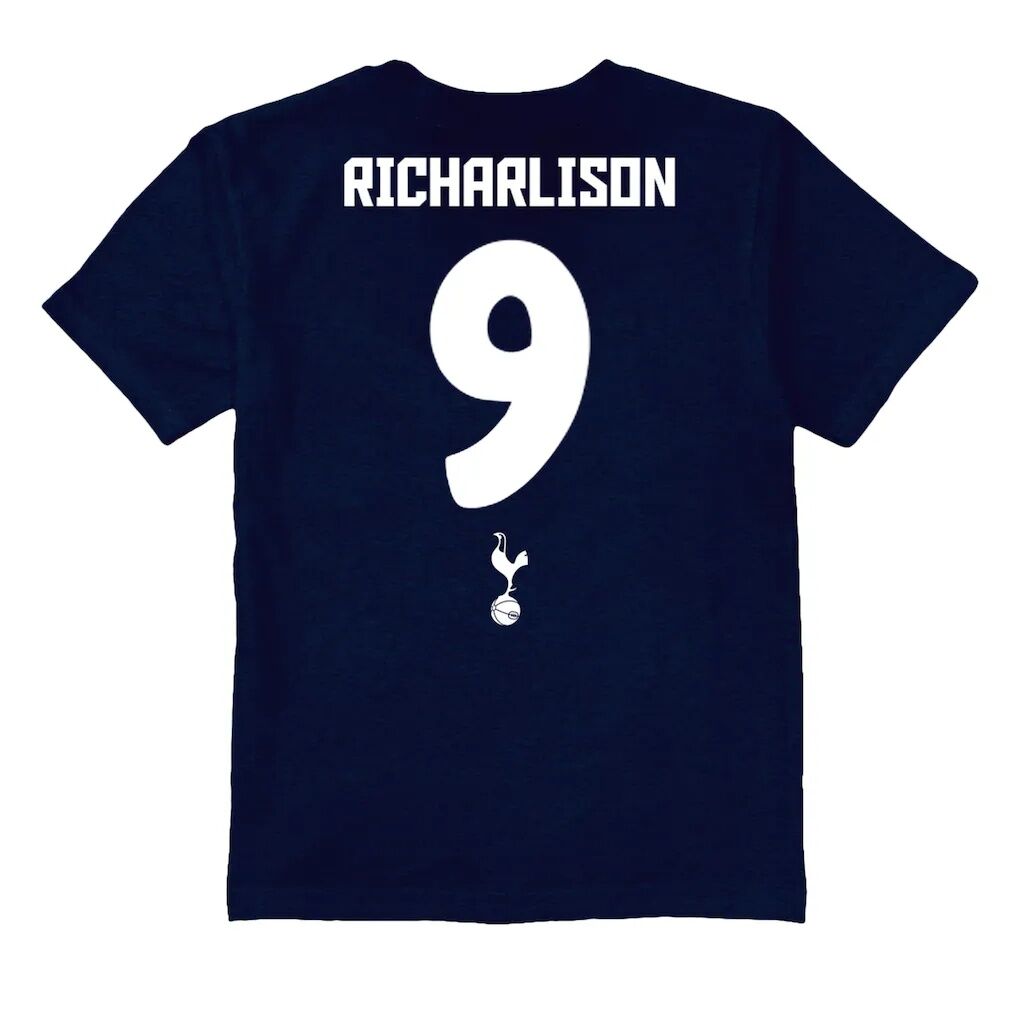 Richarlison Tottenham Hotspur Vive La Fete Youth Player Name & Number Stadium Style T-Shirt