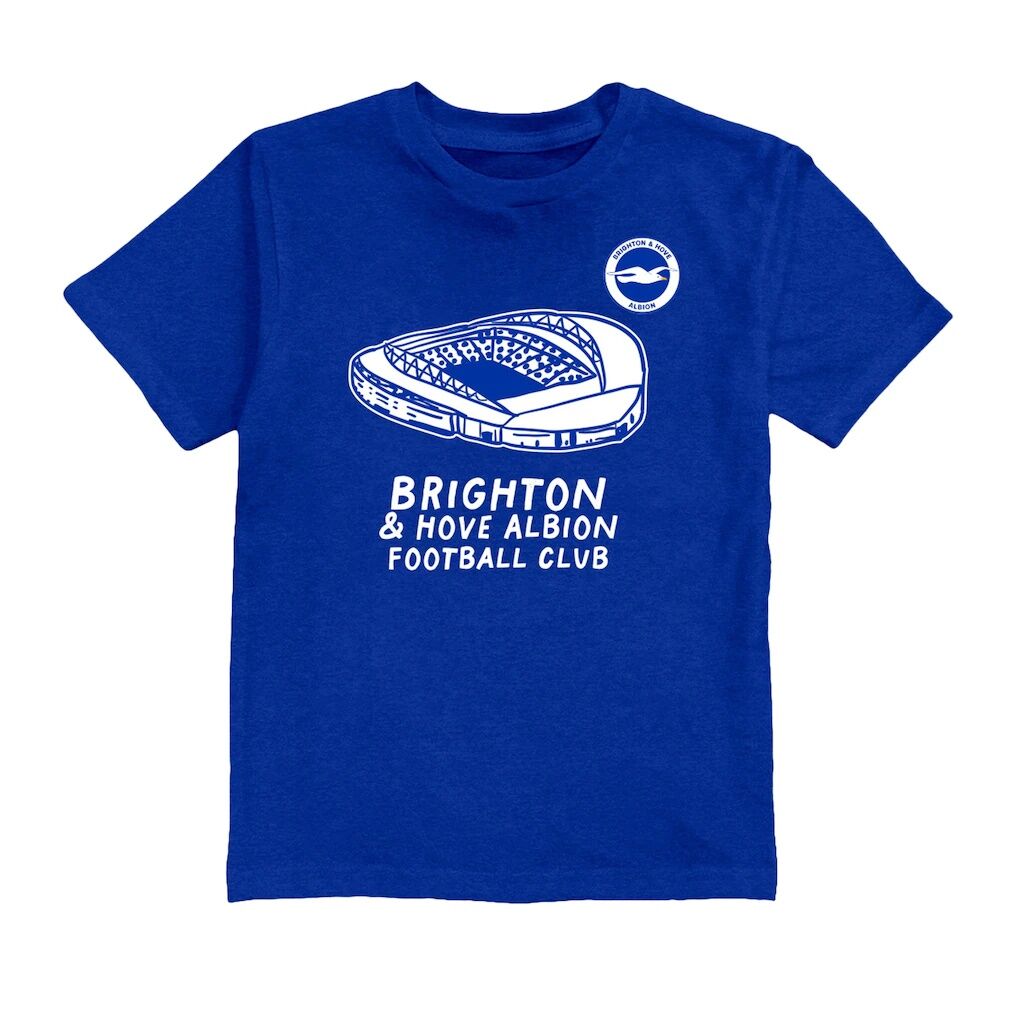 Lewis Dunk Brighton and Hove Albion Vive La Fete Toddler Player Name & Number Stadium Style T-Shirt - Royal
