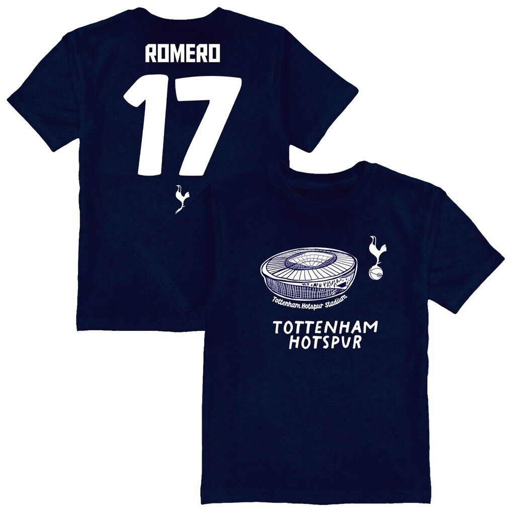 Cristian Romero Tottenham Hotspur Vive La Fete Toddler Player Name & Number Stadium Style T-Shirt