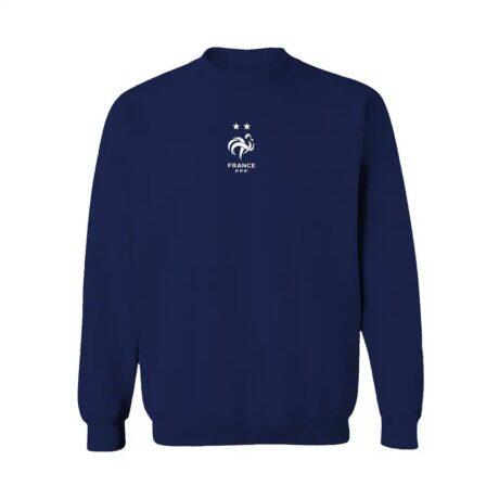 France National Team Vive La Fete Women's Color Badge Sweatshirt - Navy - Front View