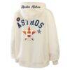 Houston Astros WEAR by Erin Andrews Women's Full-Zip Hoodie - Cream - Alt1