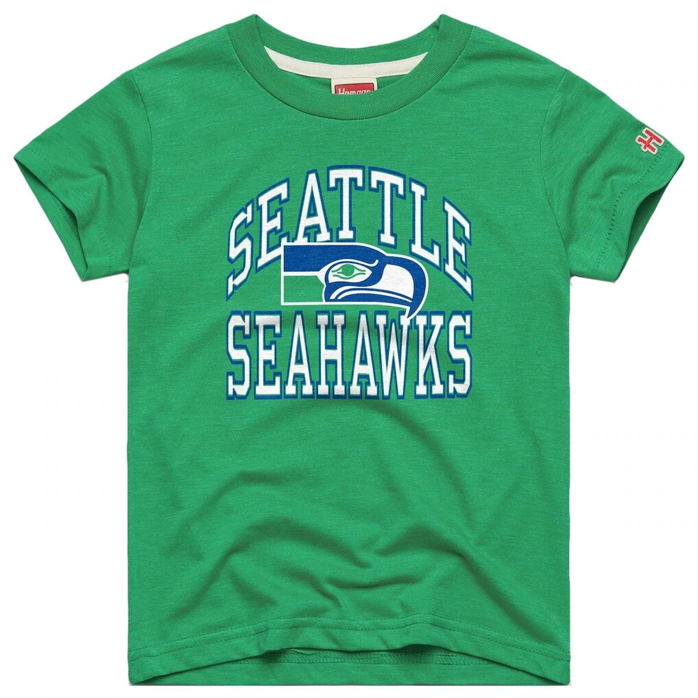 Seattle Seahawks Homage Youth Arch Tri-Blend T-Shirt
