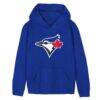 Preschool Outerstuff Royal Toronto Blue Jays Primary Logo Fleece Hoodie - - Front View