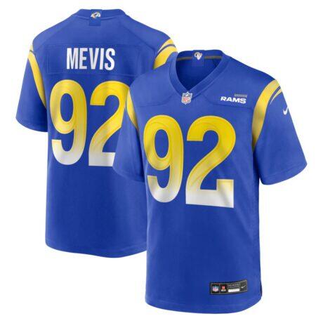 Harrison Mevis Los Angeles Rams Nike Team Game Jersey - - Front View