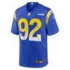 Harrison Mevis Los Angeles Rams Nike Team Game Jersey - - Side View