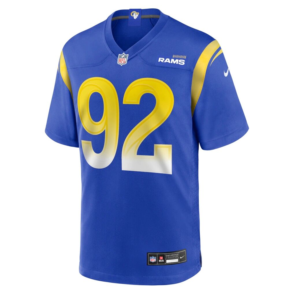 Harrison Mevis Los Angeles Rams Nike Team Game Jersey -  Royal
