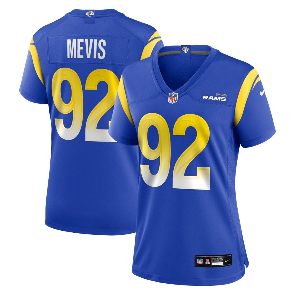 Harrison Mevis Los Angeles Rams Nike Women's Team Game Jersey -  Royal