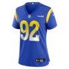 Harrison Mevis Los Angeles Rams Nike Women's Team Game Jersey - - Side View