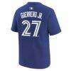 Vladimir Guerrero Jr. Toronto Blue Jays Nike Youth Name & Number T-Shirt - - Detail View