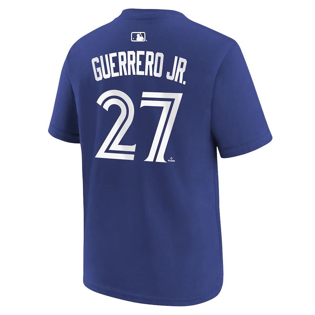 Vladimir Guerrero Jr. Toronto Blue Jays Nike Youth Name & Number T-Shirt – Royal