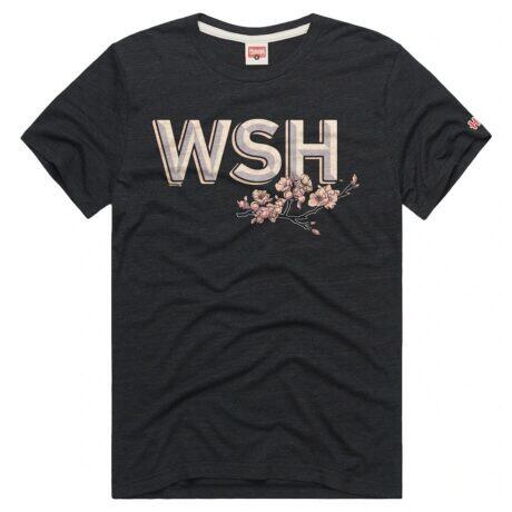 Washington Nationals Homage Tri-Blend Hyperlocal T-Shirt - Charcoal - Front View