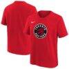 Toronto Raptors Nike Youth Team Essential Logo T-Shirt - Red - Front View