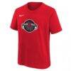 Houston Rockets Nike Youth Team Essential Logo T-Shirt - Red - Back View