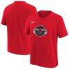 Houston Rockets Nike Youth Team Essential Logo T-Shirt - Red - Front View