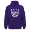 Sacramento Kings Outerstuff Youth Primary Logo Pullover Hoodie - Purple - Front View