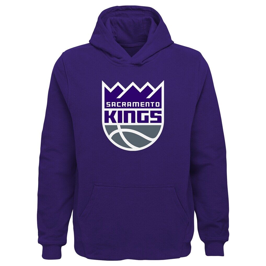 Sacramento Kings Outerstuff Youth Primary Logo Pullover Hoodie