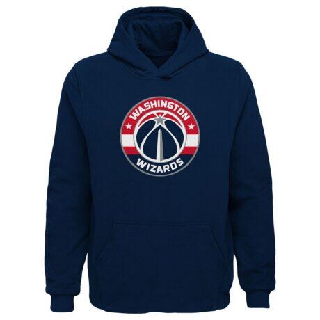 Washington Wizards Outerstuff Youth Primary Logo Pullover Hoodie