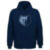 Memphis Grizzlies Outerstuff Youth Primary Logo Pullover Hoodie - Navy - Front View