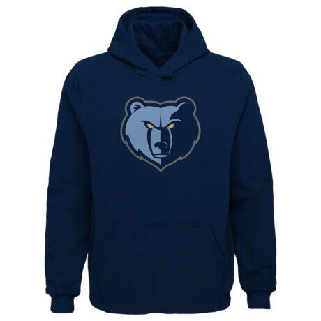 Memphis Grizzlies Outerstuff Youth Primary Logo Pullover Hoodie