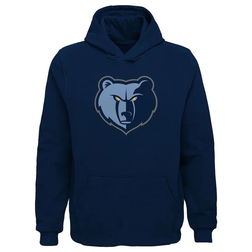 Memphis Grizzlies Outerstuff Youth Primary Logo Pullover Hoodie