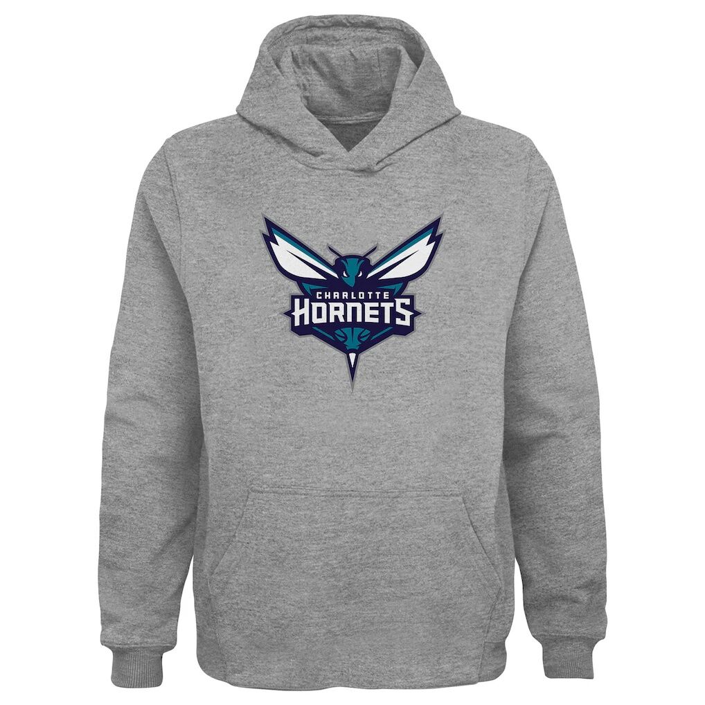 Charlotte Hornets Outerstuff Youth Primary Logo Pullover Hoodie