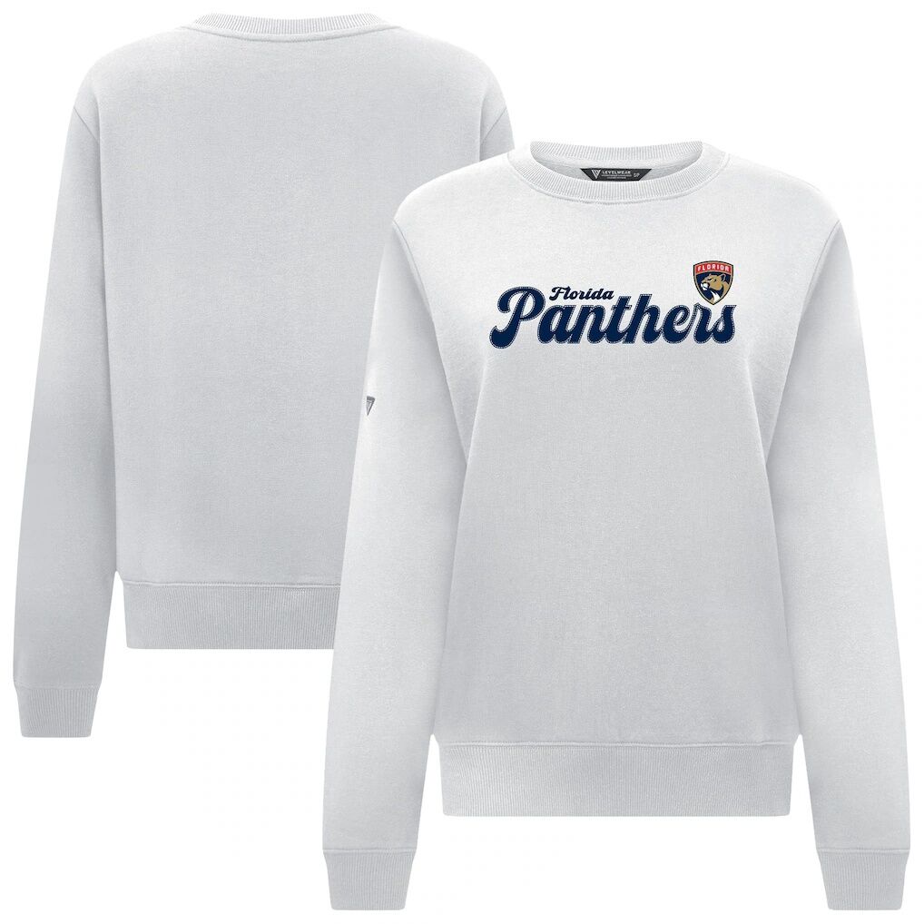 Florida Panthers Levelwear Women's Yvette Big Script Tri-Blend Sweatshirt