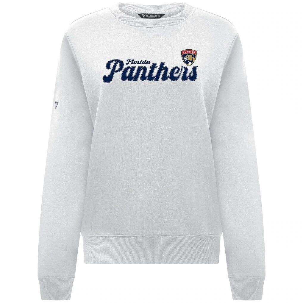 Florida Panthers Levelwear Women's Yvette Big Script Tri-Blend Sweatshirt