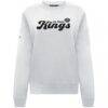 Los Angeles Kings Levelwear Women's Yvette Big Script Tri-Blend Sweatshirt - White - Side View