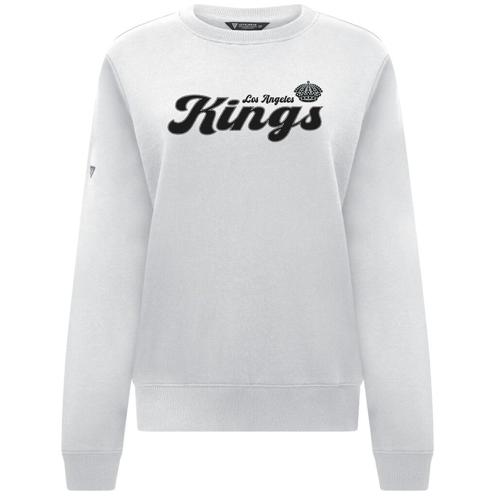 Los Angeles Kings Levelwear Women's Yvette Big Script Tri-Blend Sweatshirt