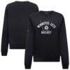Winnipeg Jets Levelwear Women's Yvette Limelight Big Letter Sweatshirt - Black - Front View