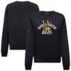 Nashville Predators Levelwear Women's Yvette Limelight Big Letter Sweatshirt - Black - Front View