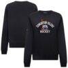 Edmonton Oilers Levelwear Women's Yvette Limelight Big Letter Sweatshirt - Black - Front View
