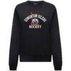 Edmonton Oilers Levelwear Women's Yvette Limelight Big Letter Sweatshirt - Black - Side View