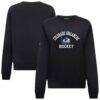 Colorado Avalanche Levelwear Women's Yvette Limelight Big Letter Sweatshirt - Black - Front View