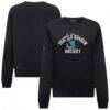 Seattle Kraken Levelwear Women's Yvette Limelight Big Letter Sweatshirt - Black - Front View