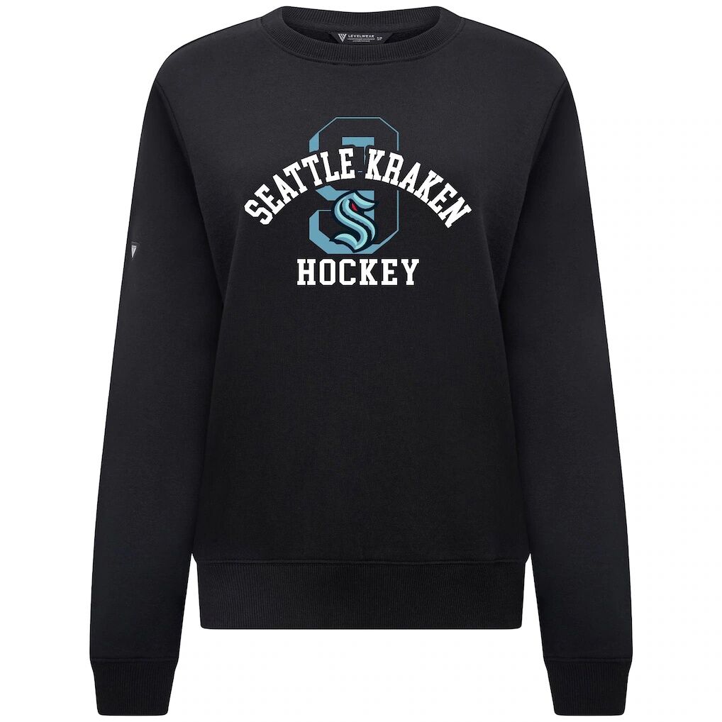 Seattle Kraken Levelwear Women's Yvette Limelight Big Letter Sweatshirt