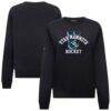 Utah Mammoth Levelwear Women's Yvette Limelight Big Letter Sweatshirt - Black - Front View