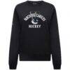 Vancouver Canucks Levelwear Women's Yvette Limelight Big Letter Sweatshirt - Black - Side View