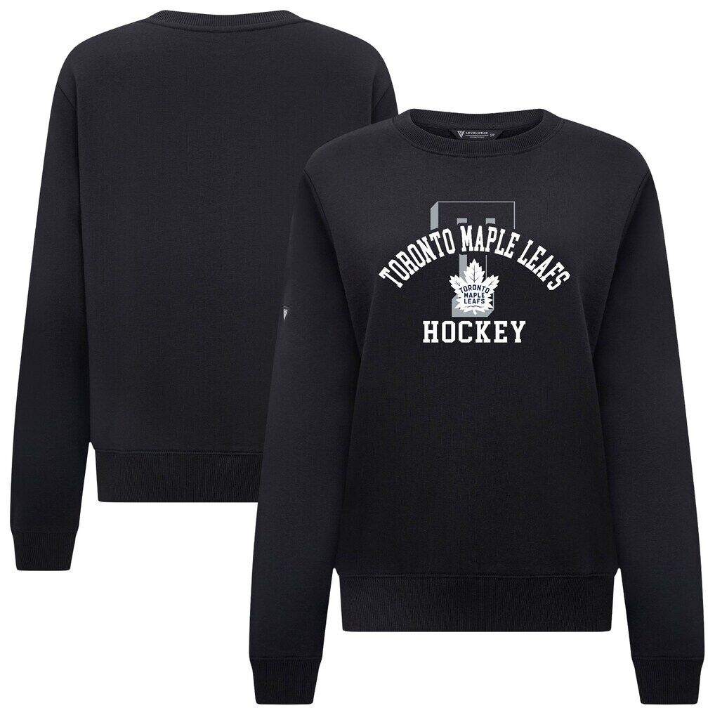 Toronto Maple Leafs Levelwear Women's Yvette Limelight Big Letter Sweatshirt