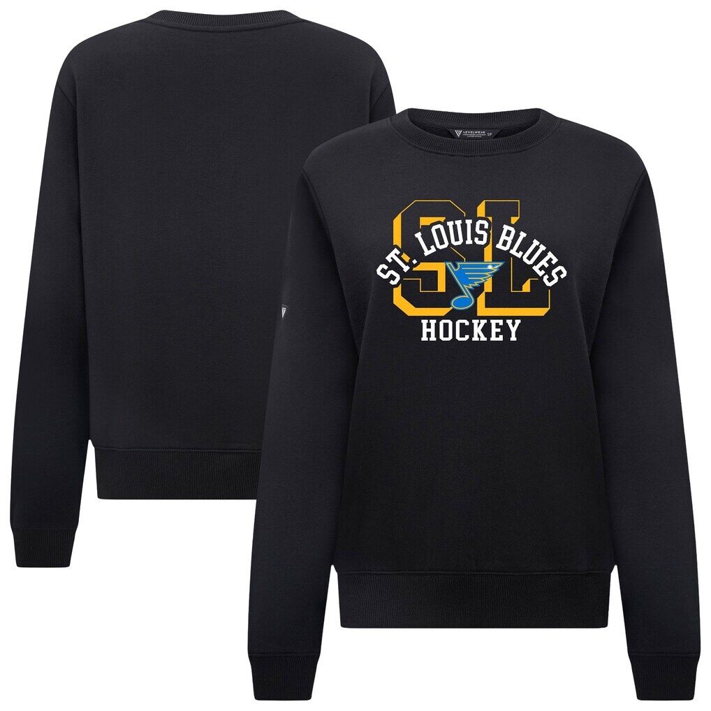 St. Louis Blues Levelwear Women's Yvette Limelight Big Letter Sweatshirt