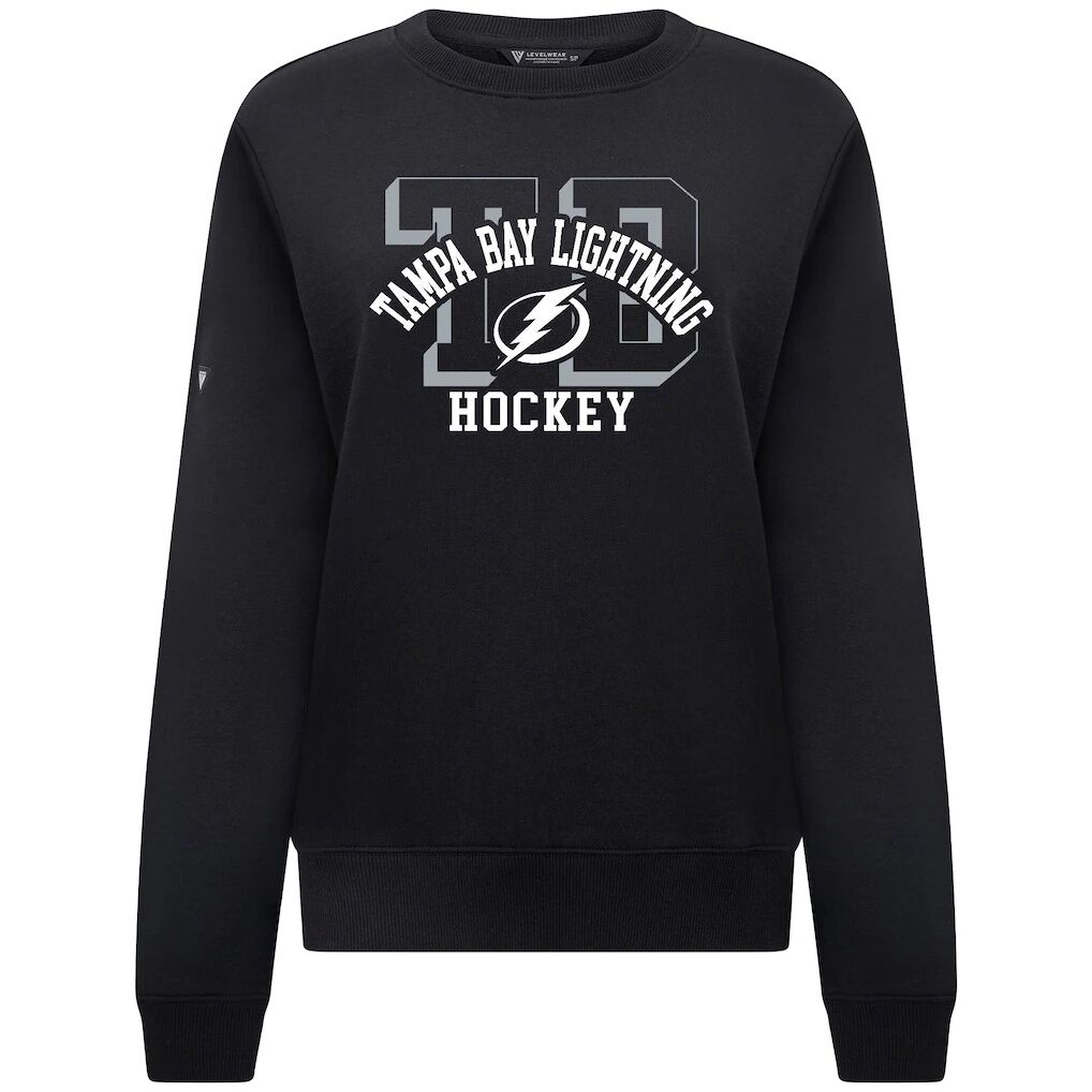 Tampa Bay Lightning Levelwear Women's Yvette Limelight Big Letter Sweatshirt