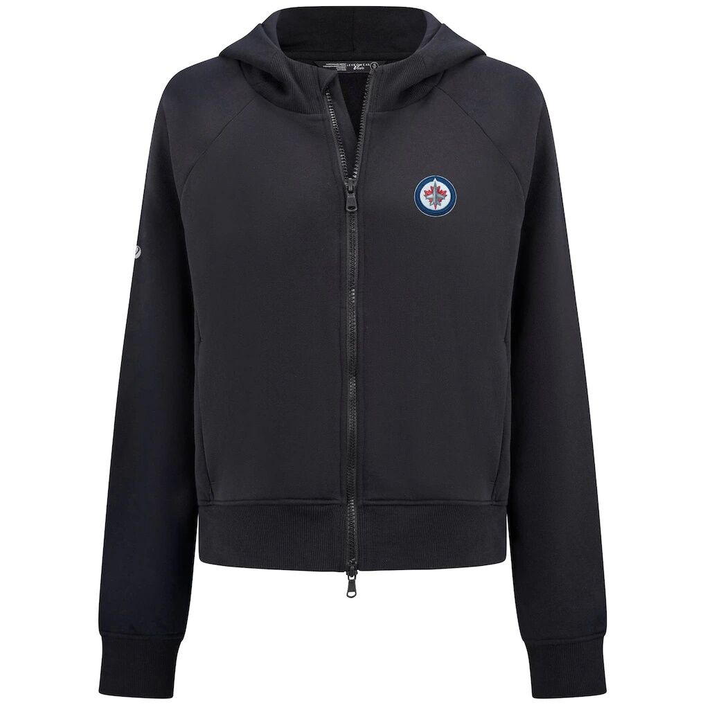 Winnipeg Jets Levelwear Women's Judd Raglan Full-Zip Hoodie