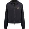 Nashville Predators Levelwear Women's Judd Raglan Full-Zip Hoodie - Black - Side View