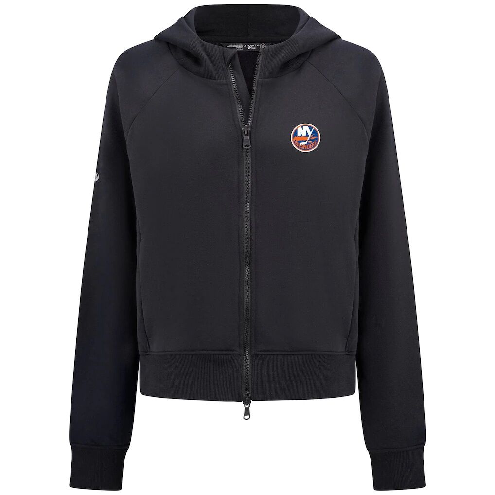 New York Islanders Levelwear Women's Judd Raglan Full-Zip Hoodie