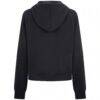 San Jose Sharks Levelwear Women's Judd Raglan Full-Zip Hoodie - Black - Detail View