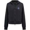 Tampa Bay Lightning Levelwear Women's Judd Raglan Full-Zip Hoodie - Black - Side View